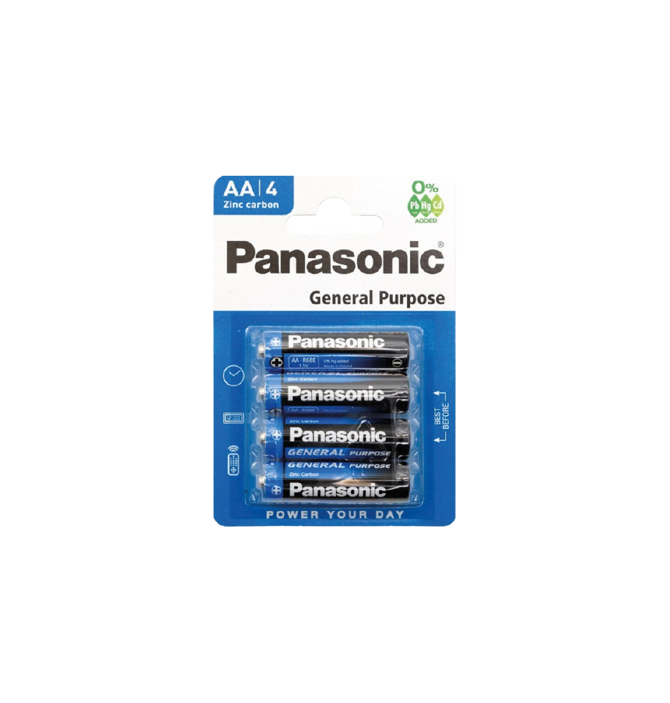 4 Piles Panasonic AA