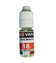 E-Liquide Tabac Menthol 18MG 10ML