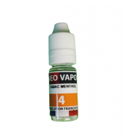 E-Liquide Tabac Menthol 4MG 10ML