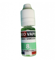 E-Liquide Tabac Samourai 8MG 10ML