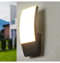 Lucande Applique d'extérieur LED courbe Siara